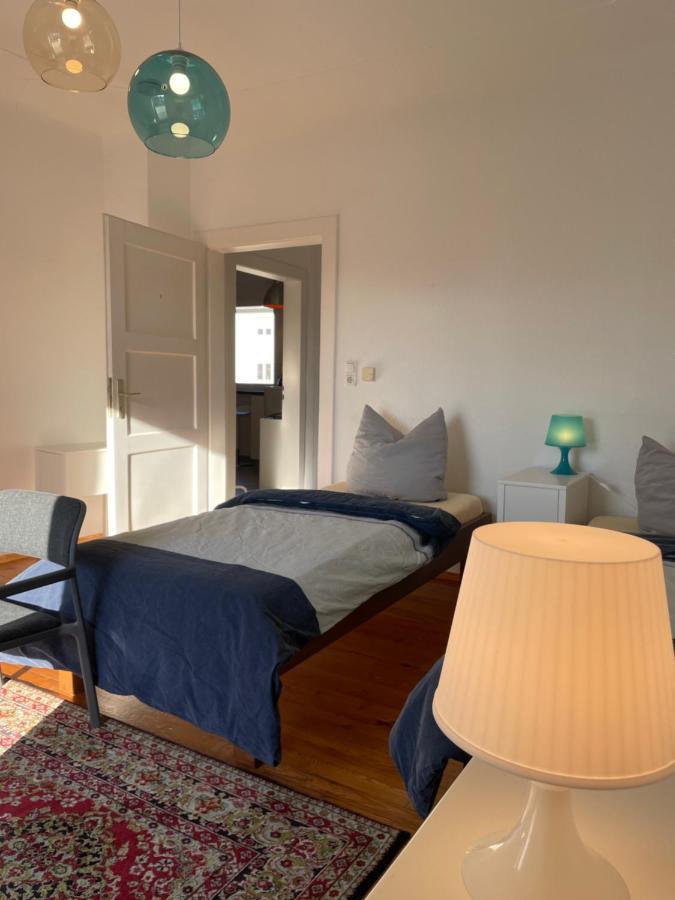 Altstadt Naehe 7 Min Fussweg Ueber Alte Maibruecke Zu Pension Mit Balkon & Garten, Ideal For Long Stay, Relocation ออคเซนฟอร์ท ภายนอก รูปภาพ